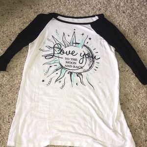 Rue21 i love you to the moon and back shirt